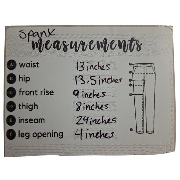 Spanx Faux Leather Moto Leggings NWT Size Large Petite - Picture 5 of 5